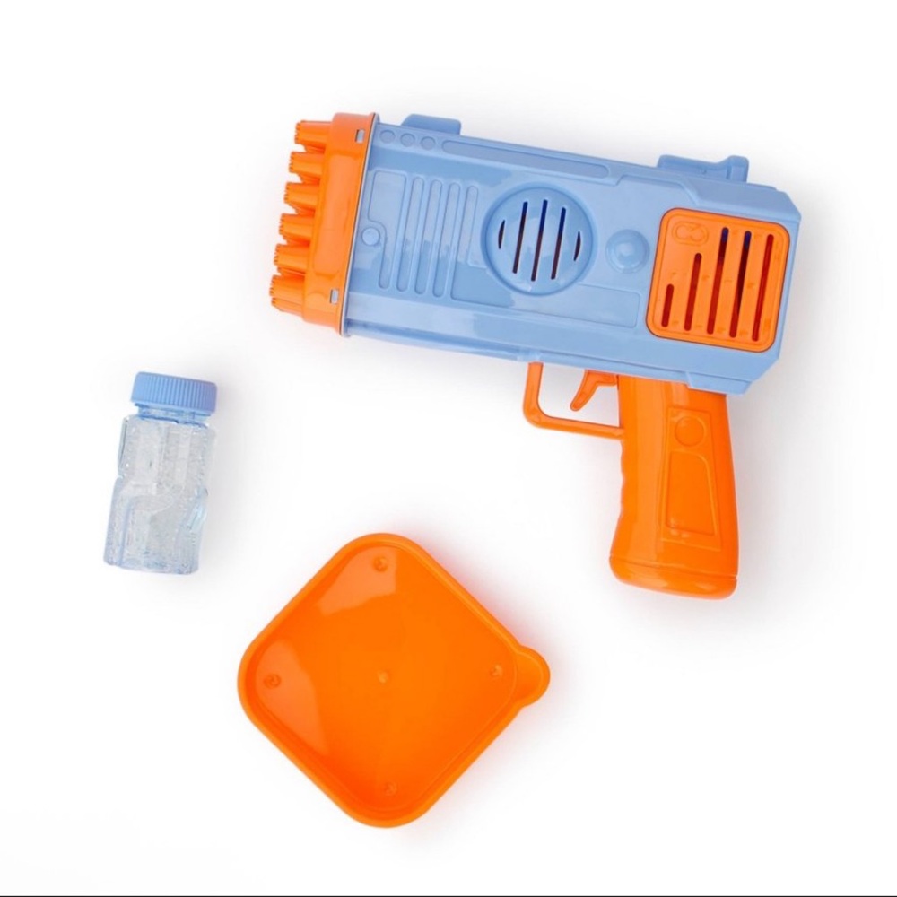 New Target Bullseye Playground Light Up Bubble
Blaster Blue Gun